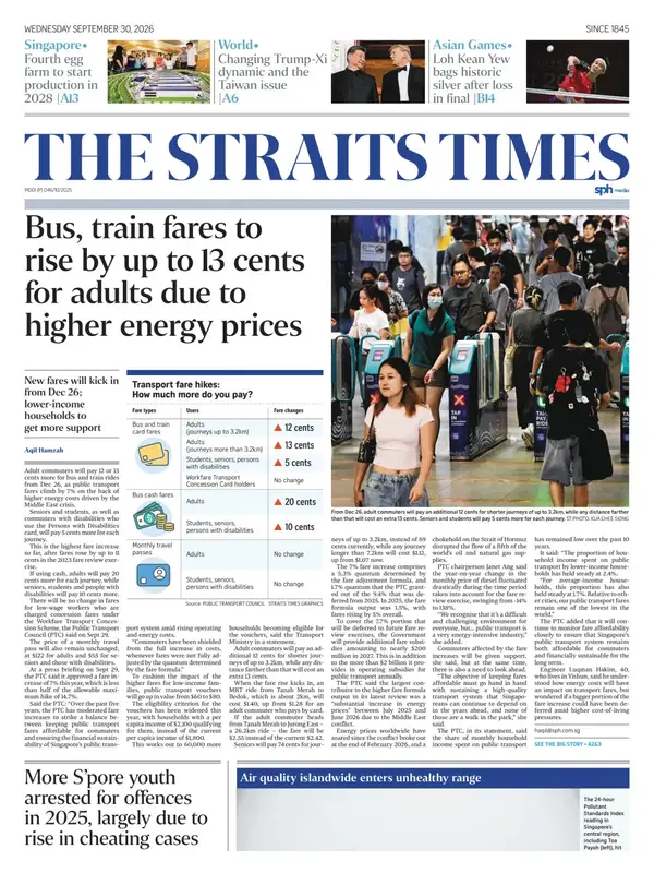 The Straits Times